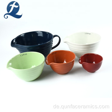 Restaurant verwendet Haushaltsgeschirr Suppe Keramik Reisschale